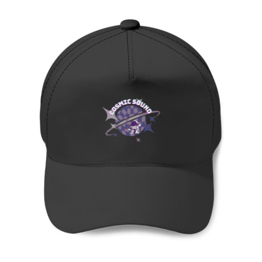 Discover COSMIC SOUND ASTRONAUT RETRO CLASSIC Baseball Caps