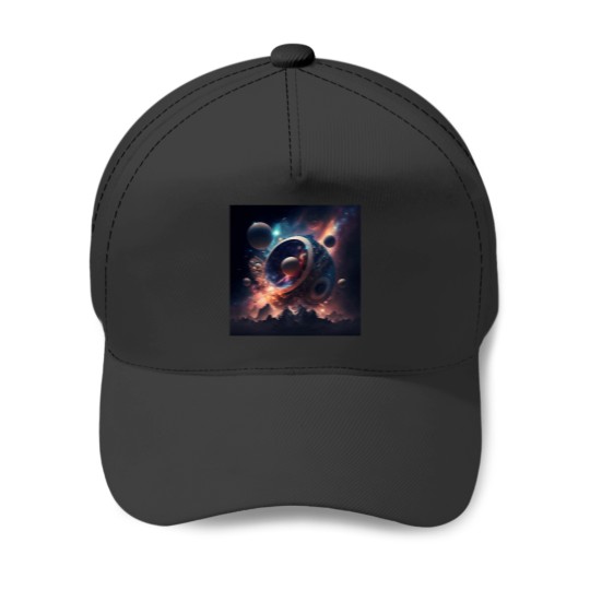 Discover cosmic sound Classic Baseball Caps