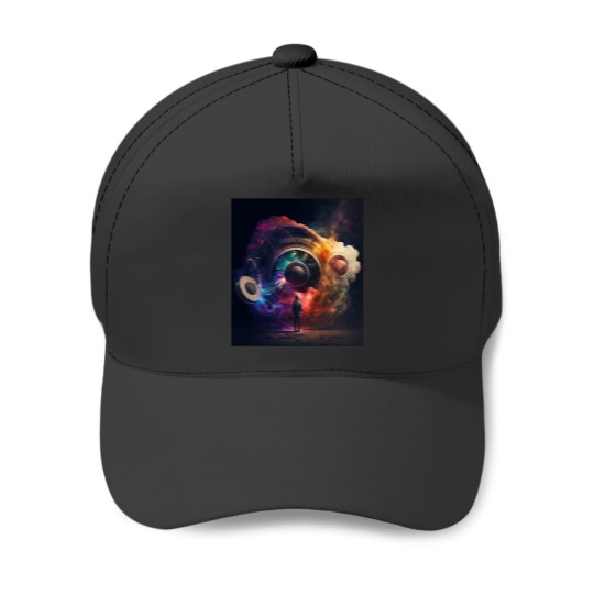 Discover cosmic sound Classic Baseball Caps
