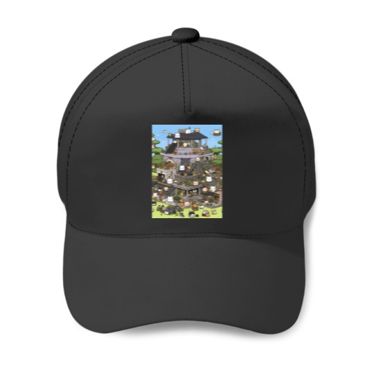 Discover Neko atsume Graphic Baseball Caps