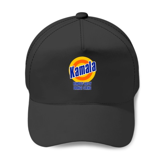 Discover Kamala "Removes Nasty Orange Stains" DTG 190gsm Men's Baseball Caps