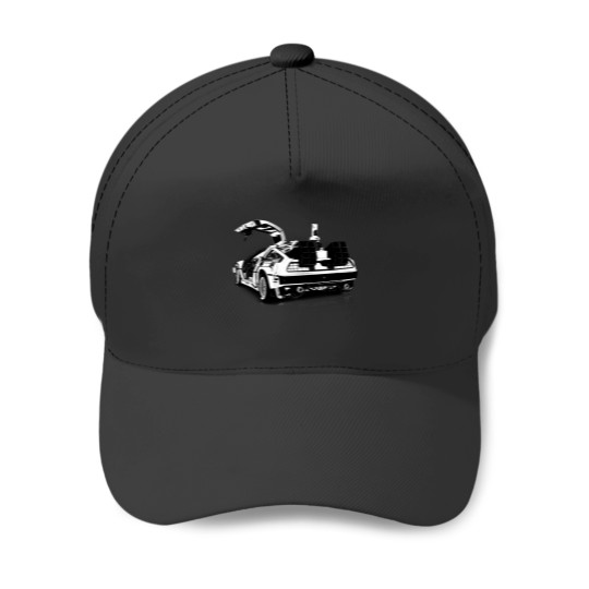 Discover Delorean Vector Classic Baseball Caps