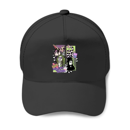 Discover Beetlejuice, Never trust the living Baseball Caps, Beetlejuice 1988 Movie Baseball Caps