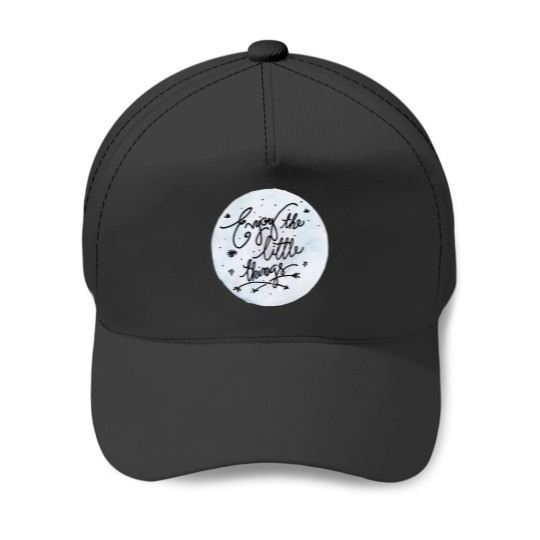 Discover Enjoy The Little Things Quote by MDM Baseball Caps