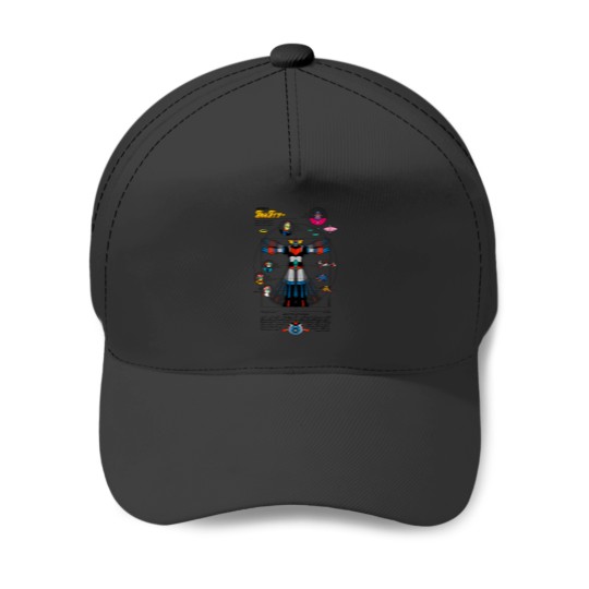 Discover 189b Grendizer DaVinci Color Baseball Caps