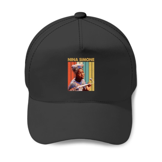 Discover Vintages Nina Black Simone Essential Baseball Caps