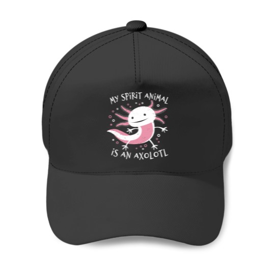 Discover Cute Amphibian - My Spirit Animal Is An Axolotls Classic Baseball Caps