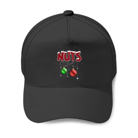 Discover Chest Nuts Christmas Red Plaid Matching Couple Chestnuts Baseball Caps