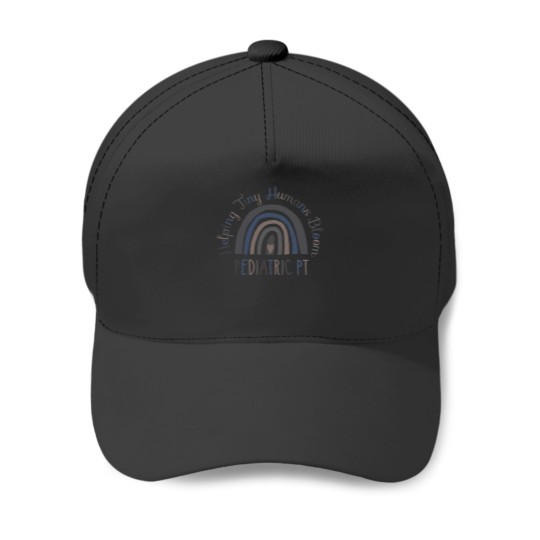 Discover Physical Therapy Baseball Caps, Helping Tiny Humans, Pediatric Physical Therapist Baseball Caps