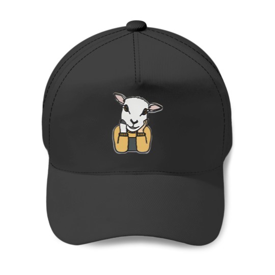 Discover Lamb Ilustration Baseball Caps