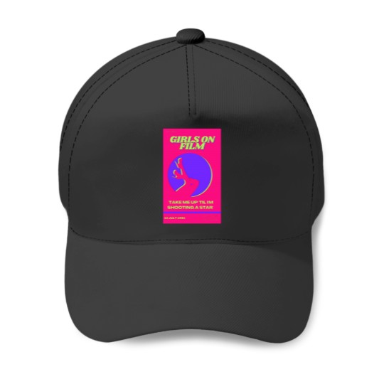 Discover Girls On Film Magazine Design Baseball Caps