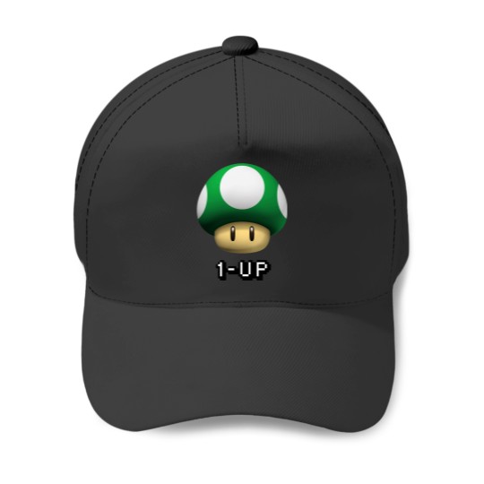 Discover 1 Up Shroom Baseball Caps