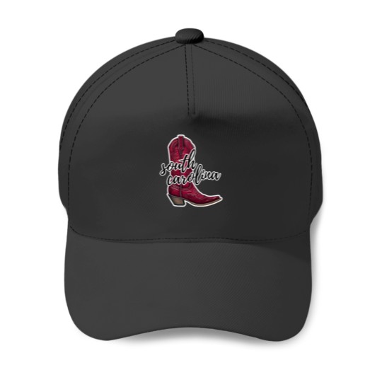 Discover University of South Carolina cowboy boot 1 Baseball Caps