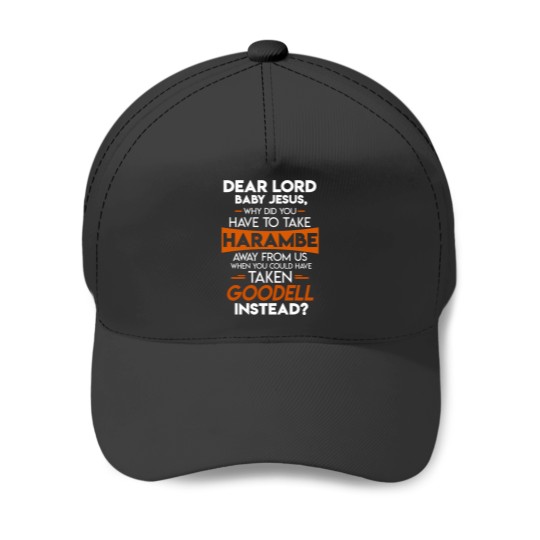Discover Why take Harambe and not Goodell CIN Baseball Caps