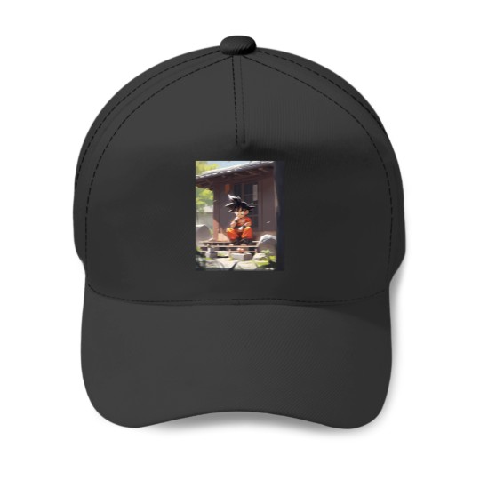 Discover Kid Goku Dragon Ball Art Baseball Caps