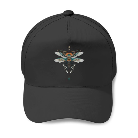 Discover Dragon Fly Tattoo Baseball Caps
