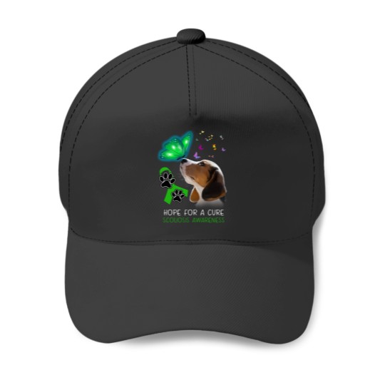 Discover Beagle Hope For A Cure Scoliosis Awareness Baseball Caps