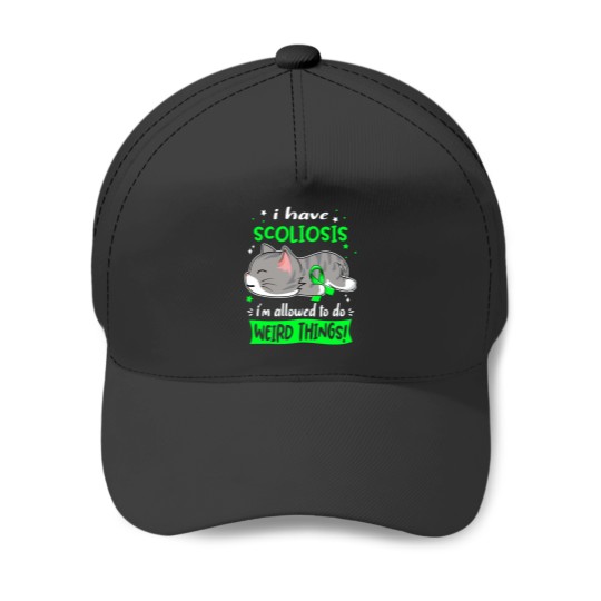Discover Scoliosis Awareness, I Have Scoliosis i_m Allowed to do Weird Things! Active(1) Baseball Caps