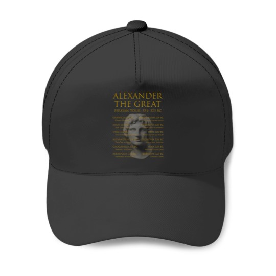 Discover Alexander The Great  Persian Tour Baseball Caps
