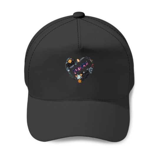 Discover Best Nanaw Ever Flower Blessed Grandma Mothers D Baseball Caps