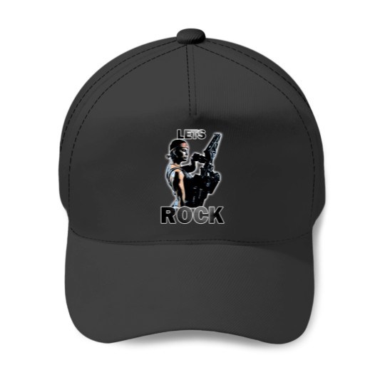 Discover Lets Rock Baseball Caps