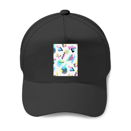 Discover 80S Pattern 1 Baseball Caps