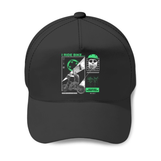 Discover I RIDE BIKE KingCobraJFS Baseball Caps