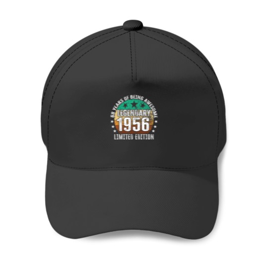 Discover 68th Birthday Limited Edition Born in 1956 Baseball Caps