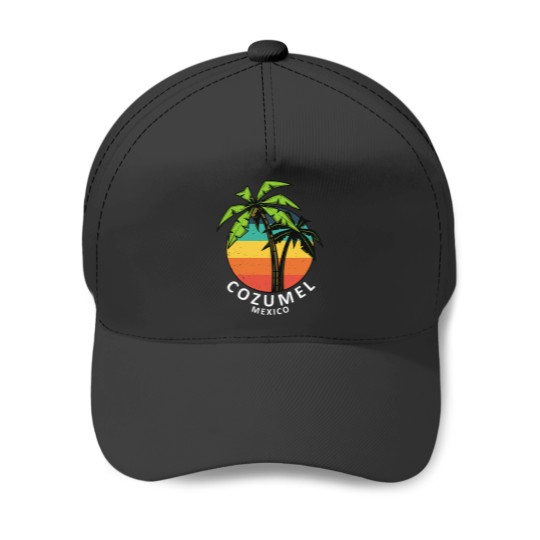 Discover Cozumel Mexico Vacation Baseball Caps