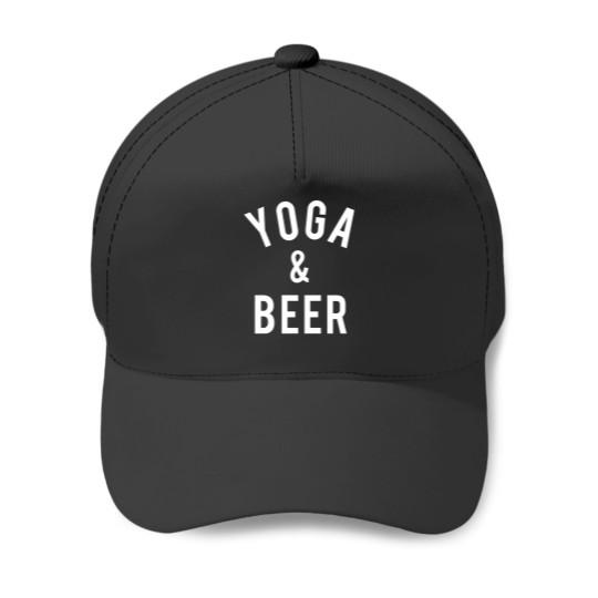 Discover Yoga And Beer Baseball Caps