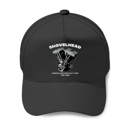 Discover Biker Shovelhead Motorcycle Engine Vintagess Men Women Kids Baseball Caps