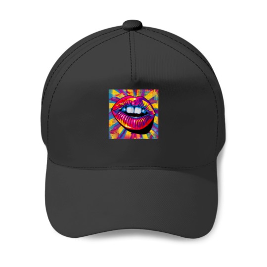 Discover Lips 80'S 1 Baseball Caps