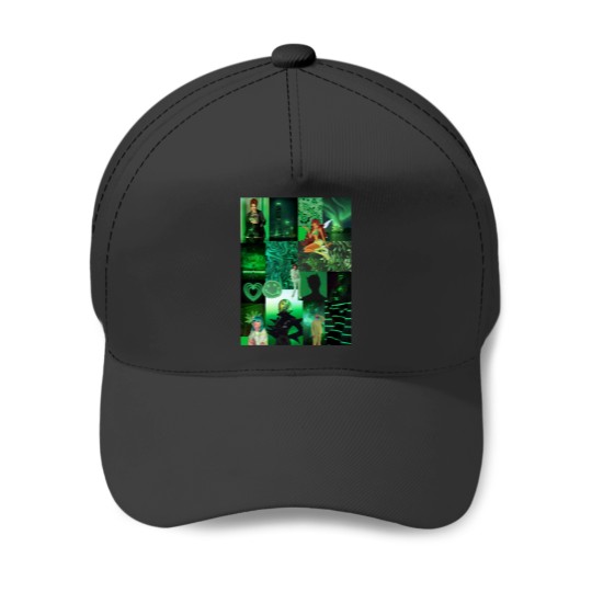 Discover Green Collage Active Cap - Trendy Headwear