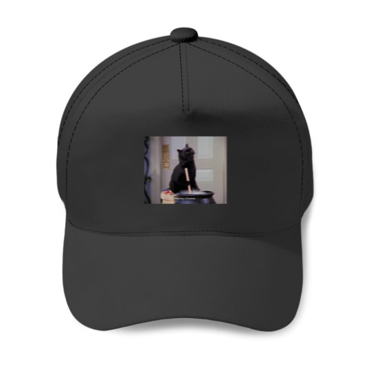 Discover Salem the Cat - “Making S’mores” Baseball Caps
