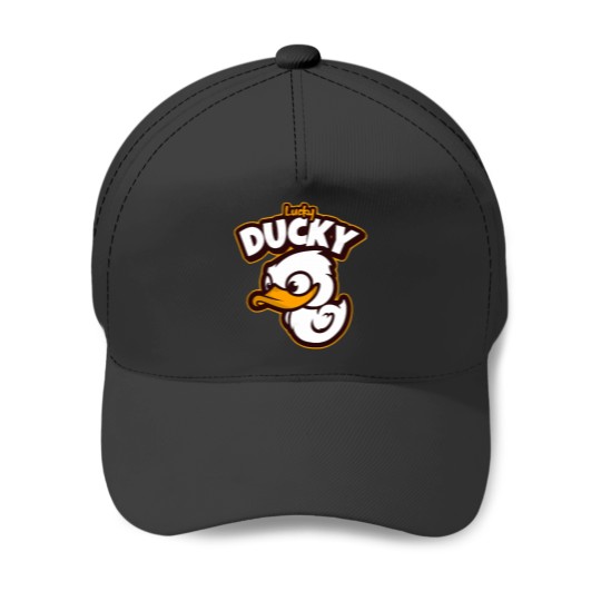 Discover Lucky Ducky Premium Scoop Baseball Caps