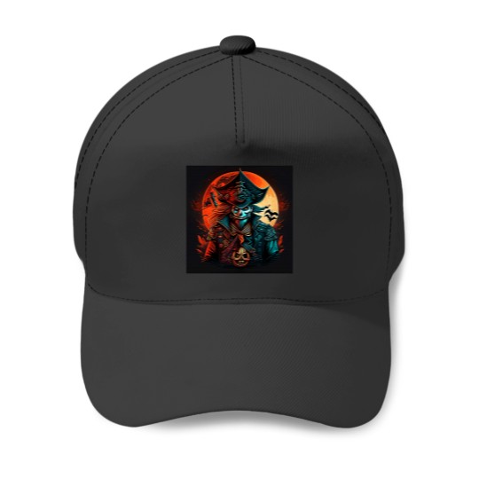 Discover Comic Pirate Adventures Halloween High Seas Baseball Caps