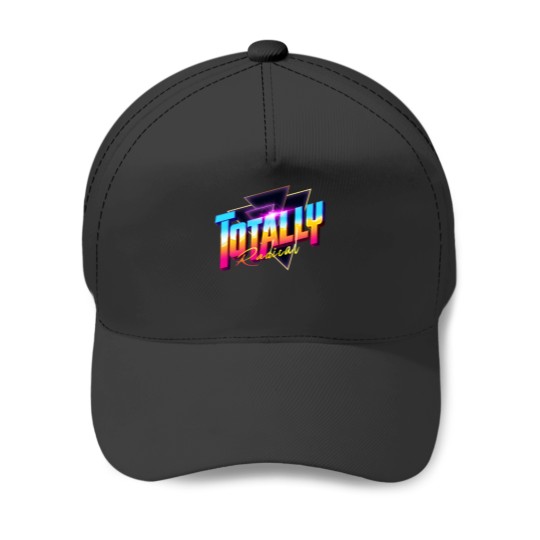 Discover Totally Radical 80s Synthwave Outrun Baseball Caps