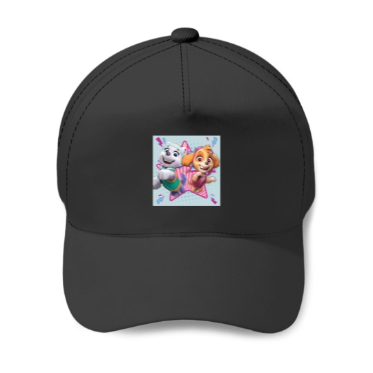 Discover skye and everest Baseball Caps