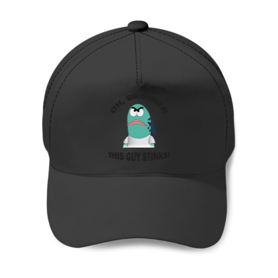 Discover Spongebobs Stinks! Baseball Caps
