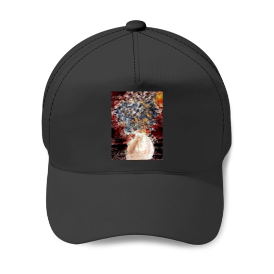 Discover Flowers in Vase Premium Baseball Caps