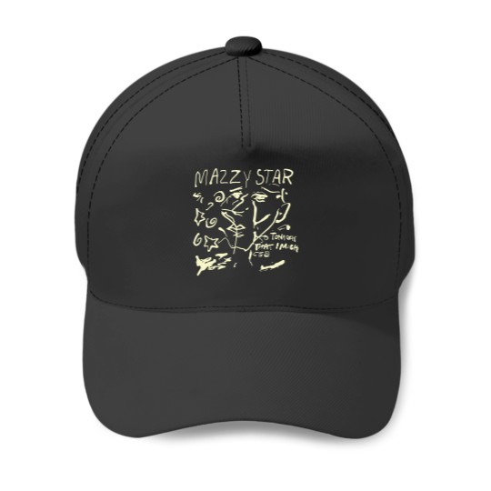 Discover Mazzy Star Baseball Caps - Star So Tonight That basic black 90s Baseball Caps