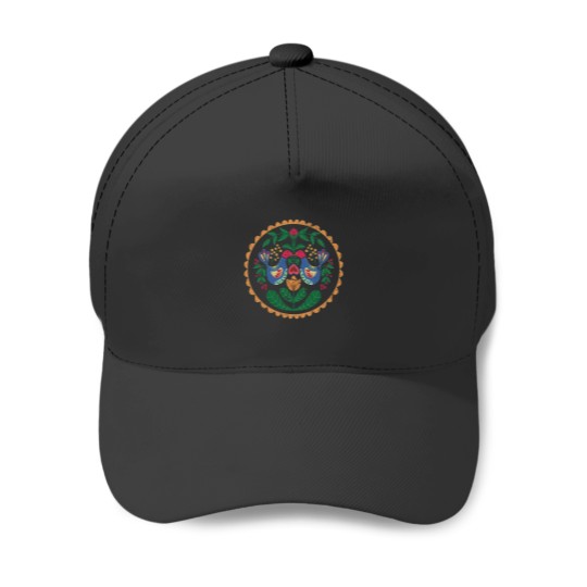 Discover Fancy Folk Art Fowl Baseball Caps