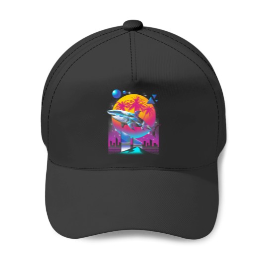 Discover Rad Shark Classic Baseball Caps