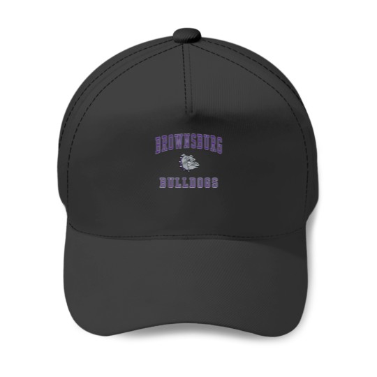Discover Brownsburg High School Bulldogs C1 Baseball Caps