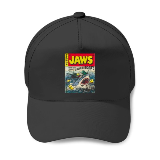 Discover Jaws 1 Edition Comic Book Cover Baseball Caps