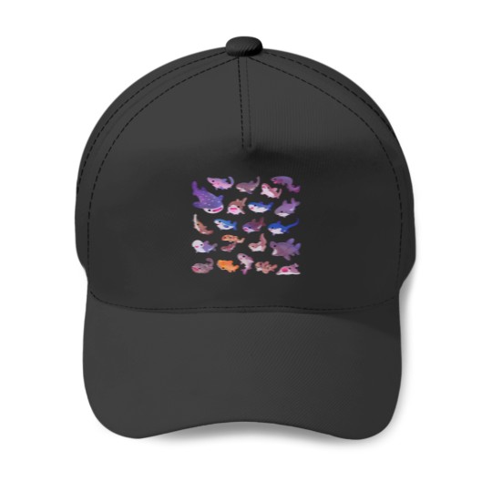 Discover Shark day Classic Baseball Caps