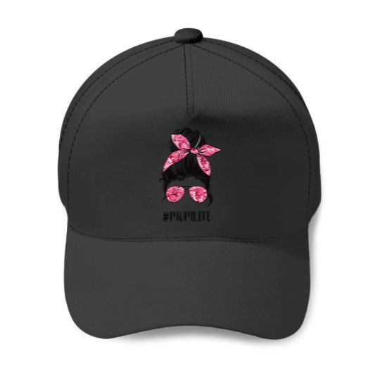 Discover Flower Mom Life Messy Bun Hair Sunglasses Pink Mothers Day Baseball Caps