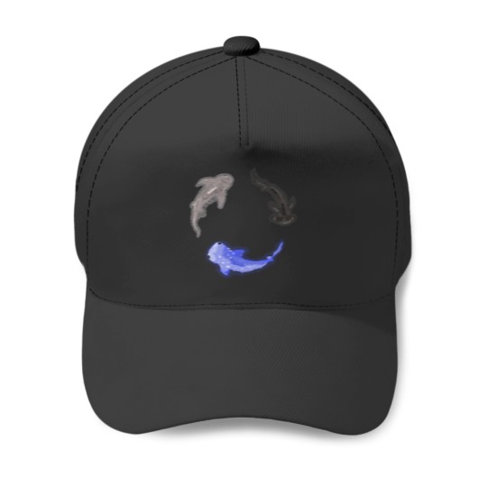 Discover Shark Circle Classic Baseball Caps
