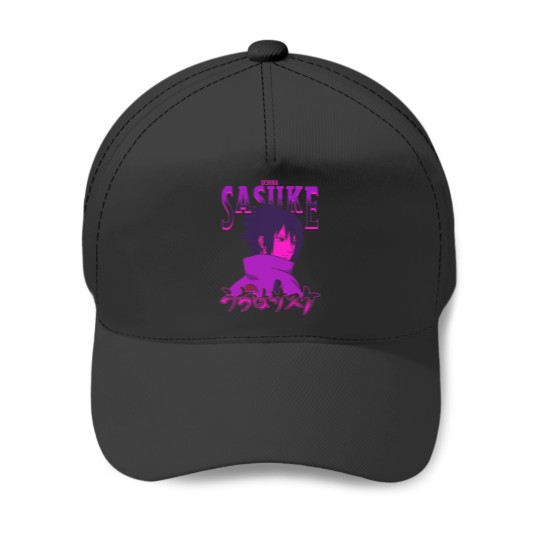 Discover Narutoo Shippuden Sasuke with Ombre Name Baseball Caps