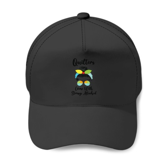 Discover Funny Quilters Come With Strings Attached - Funny Quilters Come With Strings Attached Grandma Mom Gi Baseball Caps